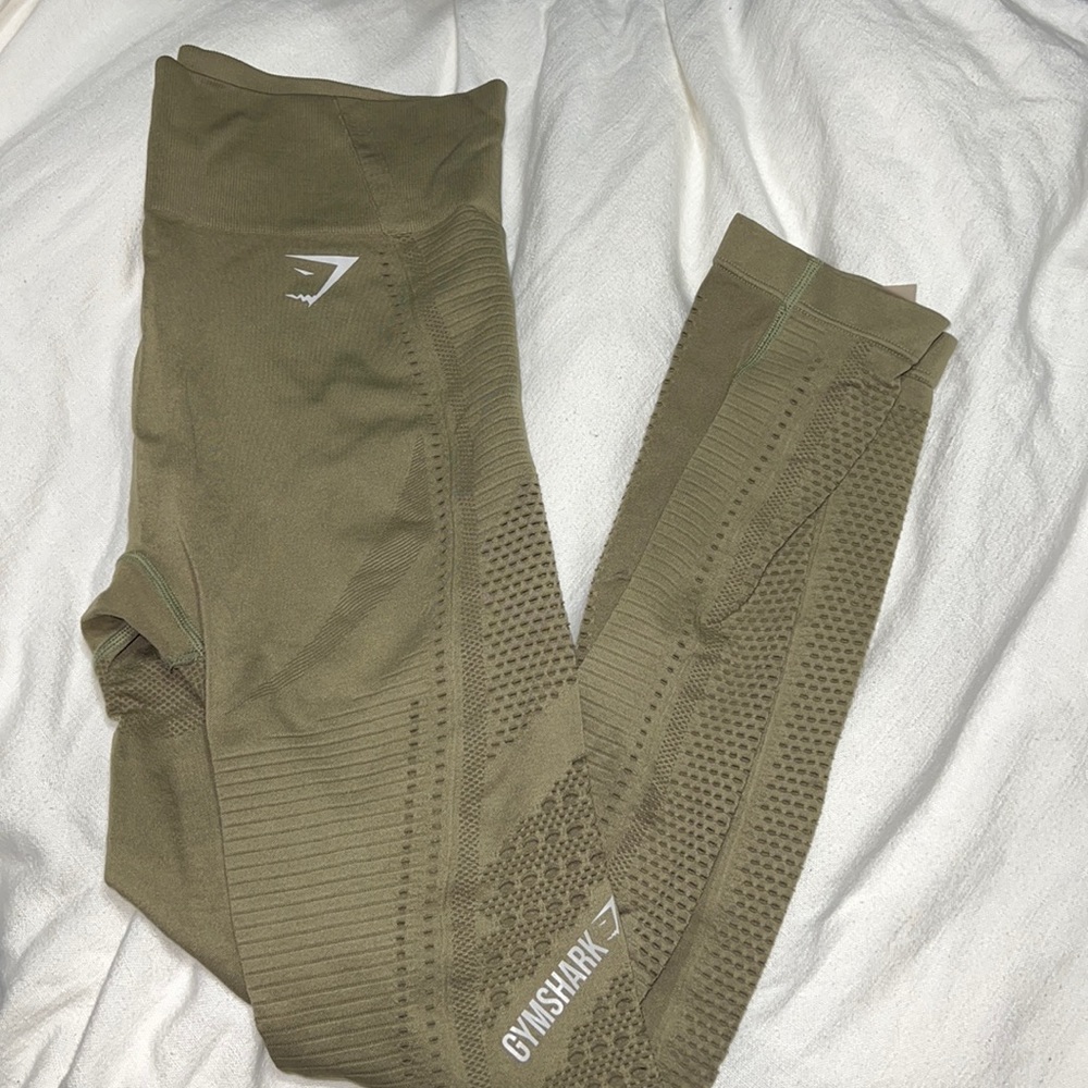 Gymshark Energy Seamless Leggings Olive Green